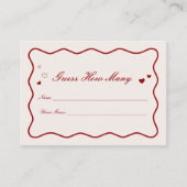 Burgunder Valentinstag Junggesellinnen-Abschied Er Begleitkarte (Vorderseite)