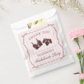 Burgunder Wäsche Junggesellinnenabschied Slip Part Geschenktütchen (Versiegelt)