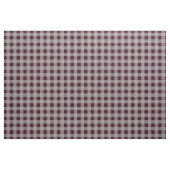 Burgunder Wein und Grau | Große Karos Stoff (Yard (91,4 cm))