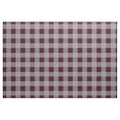 Burgunder Wein und Grau | Große Karos Stoff (Fat Quarter (45,7 x 55,9 cm))