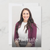 Burgunderrot | Partei für das lässige Foto Einladung (Vorderseite)