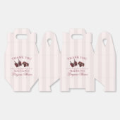 Burgunderrote Dessous-Dusche Junggesellinnenabschi Geschenkschachtel (Ungeklappt)