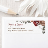 Burgunderrote Rosen Florale Hochzeit (Insitu)