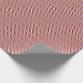 Burgundred five stripes pattern geschenkpapier (Ecke)