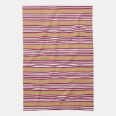 Burgundred five stripes pattern geschirrtuch (Vertikal)