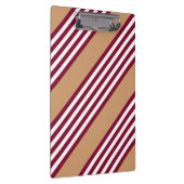 Burgundred five stripes pattern klemmbrett (Rechts)