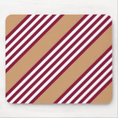 Burgundred five stripes pattern mousepad (Vorne)