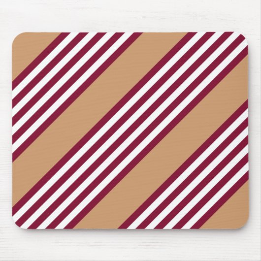 Burgundred five stripes pattern mousepad (Vorne)