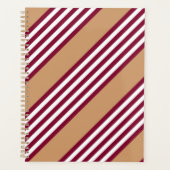 Burgundred five stripes pattern planer (Vorderseite)