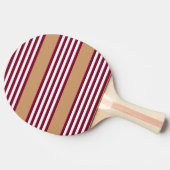 Burgundred five stripes pattern tischtennis schläger (Seitenansicht)