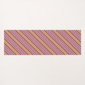 Burgundred five stripes pattern yogamatte (Rückseite (Horizontal))