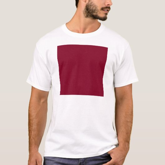 Burgundrot T-Shirt (Vorderseite)
