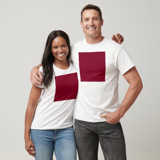 Burgundrot T-Shirt (Unisex)