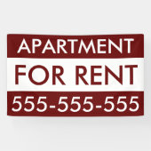 BURGUNDWEISSE, EINFACHE WOHNUNG FÜR MIETEN BANNER (Horizontal)