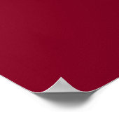 Burgundy 5 Table Wedding Chart Poster (Ecke)