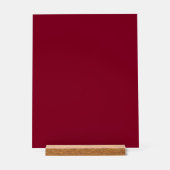 Burgundy Acrylschild (Vorderseite)
