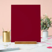 Burgundy Acrylschild (Hochzeit)
