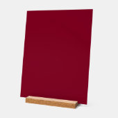 Burgundy Acrylschild (Winkel)