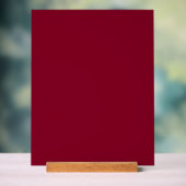 Burgundy Acrylschild (Neutral)
