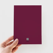 Burgundy Amperand Minimalistisch Typografy Wedding Einladung