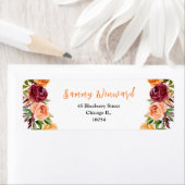Burgundy and Orange and Foliage Bridal Shower (Insitu)