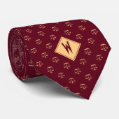 Burgundy Attorney Scales of Justice Krawatte (Gerollt)