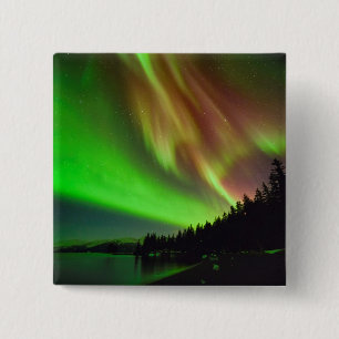 Burgundy Aurora Button