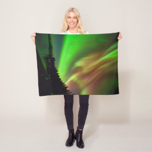 Burgundy Aurora Fleecedecke