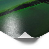 Burgundy Aurora Fotodruck (Ecke)