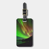 Burgundy Aurora Gepäckanhänger (Vorderseite vertikal)