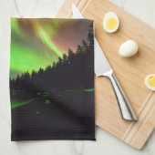 Burgundy Aurora Geschirrtuch (Viertel Falte)