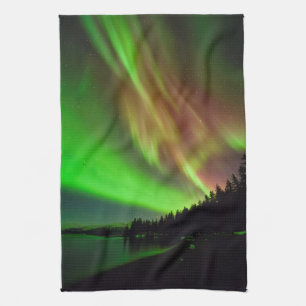 Burgundy Aurora Geschirrtuch