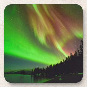 Burgundy Aurora Getränkeuntersetzer