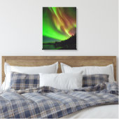 Burgundy Aurora Leinwanddruck (Insitu (Schlafzimmer))