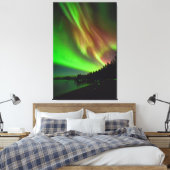 Burgundy Aurora Leinwanddruck (Insitu (Schlafzimmer))