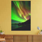 Burgundy Aurora Leinwanddruck (Insitu (Wohnzimmer))