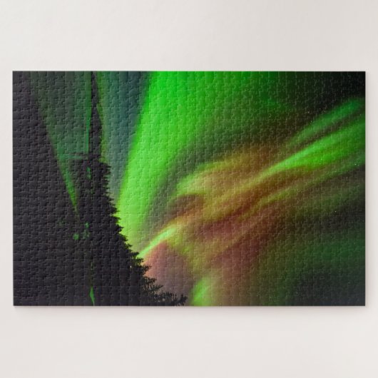 Burgundy Aurora Puzzle (Horizontal)