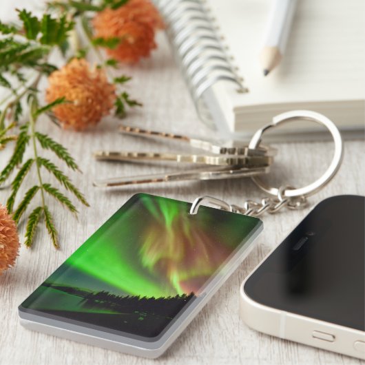 Burgundy Aurora Schlüsselanhänger (Vorderseite rechts)