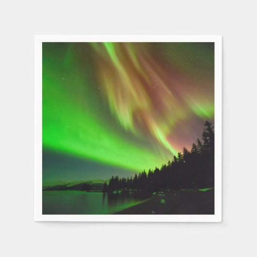 Burgundy Aurora Serviette (Vorderseite)