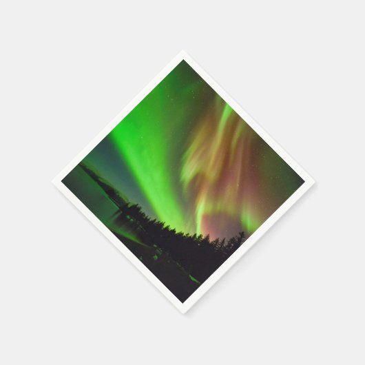 Burgundy Aurora Serviette (Ecke)