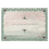 Burgundy Berry Holly Pine Christmas Tablecloth Tischdecke (Vorderseite (Horizontal))