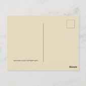 Burgundy Bloom Boho Floral Brautparty Einladung Postkarte (Rückseite)