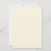 Burgundy Blooming Botanical Wedding Einladung (Rückseite)