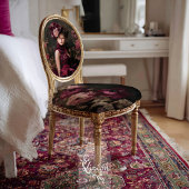 Burgundy Blooms Viktorianischer gotisch-romantisch Seidenpapier