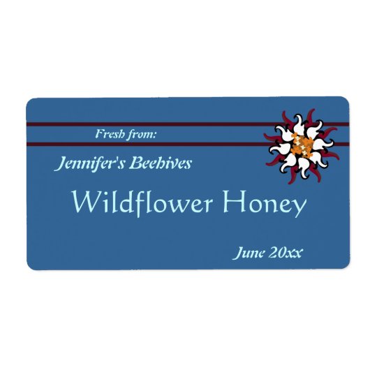 Burgundy Bloral mit Stripes Canning (Vorne)