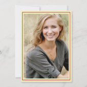 Burgundy Blossom Geburtstagspartei Einladung (Rückseite)