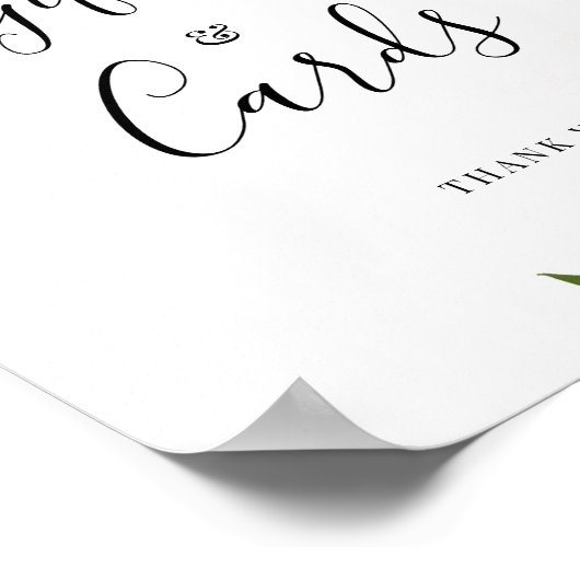 Burgundy Blueskripte Dusty Blue Geschenke und Kart Poster (Ecke)