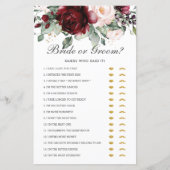 Burgundy Blumenbrille oder Gräuelratte, die es ges (Vorderseite)