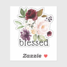 Burgundy Blush Eggplant Bloral gesegnet