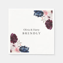 Burgundy Blush Elegante Blumenhochzeit